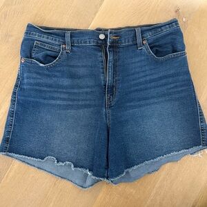 Signature by Levi Strauss Dark Blue Jean Shorts